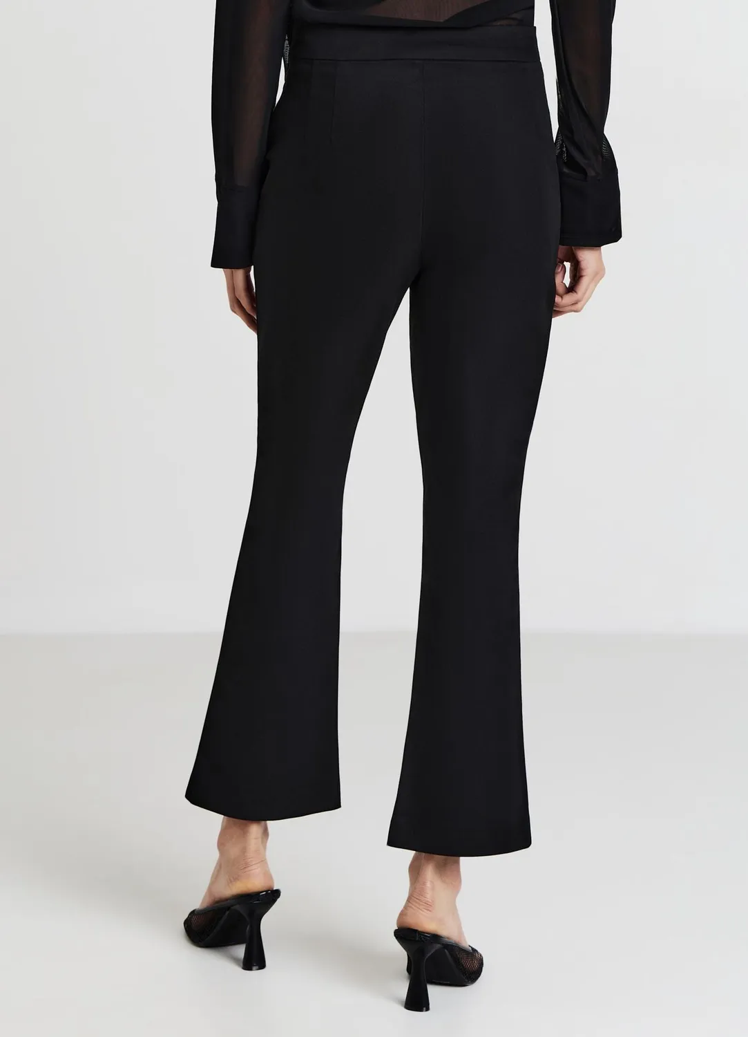 Calliope pantalon cropped flare femme coton