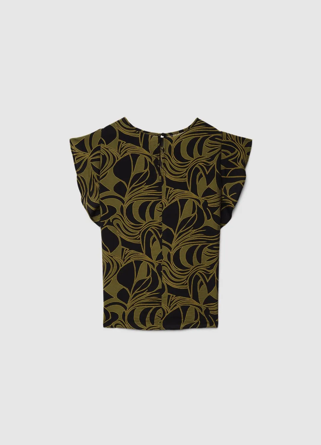 Calliope blouse manches courtes imprimé feuillage femme