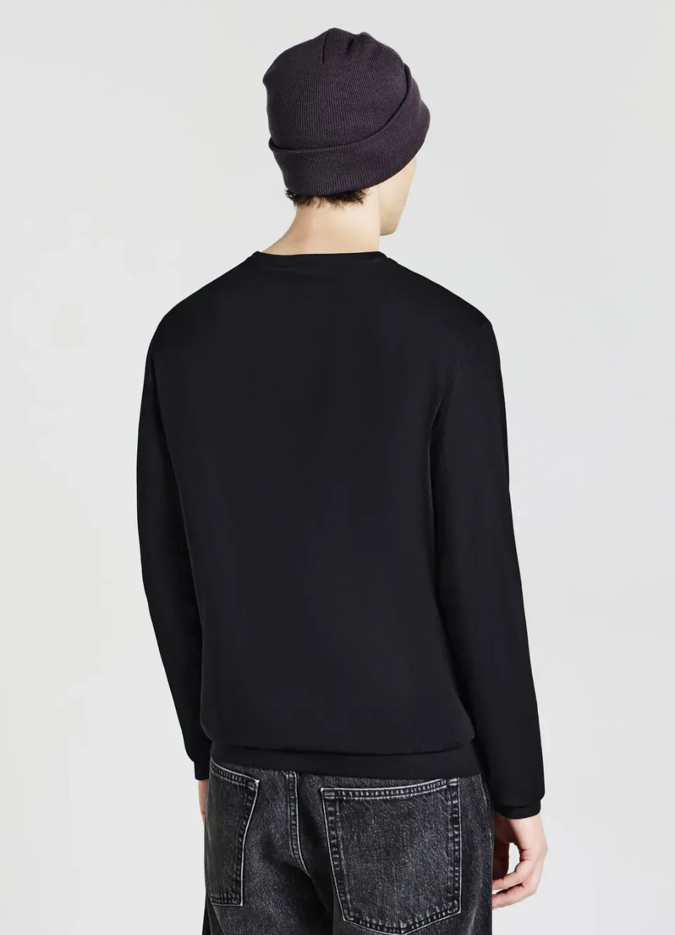 Calliope t-shirt homme manches longues coton col rond