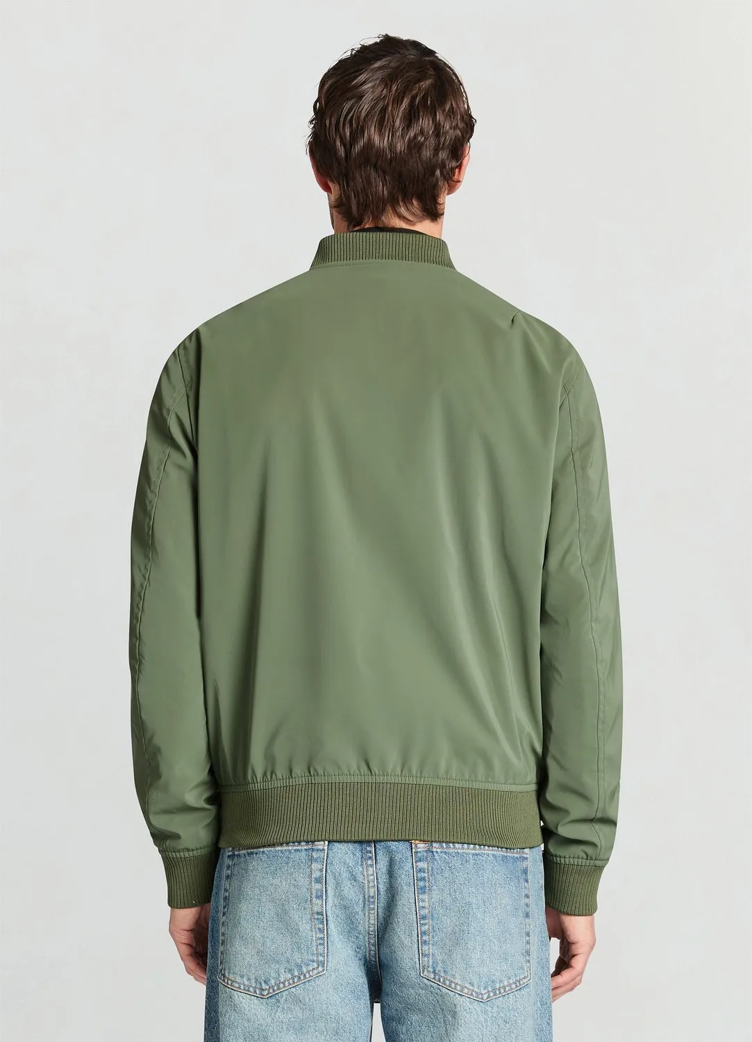 Calliope blouson bomber homme zippé col côtelé