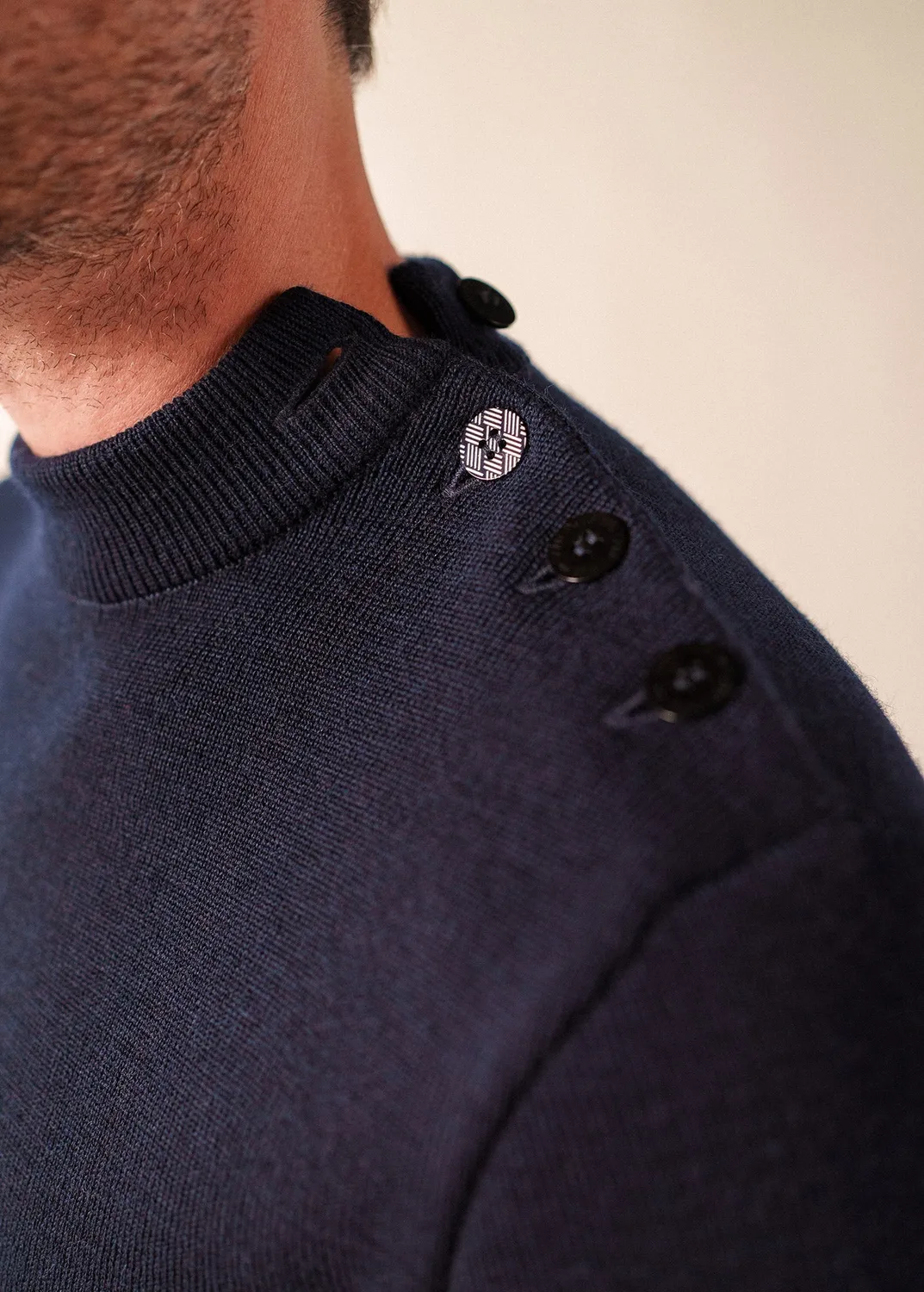 Saint James Matelot Equipage pull marin marine écru