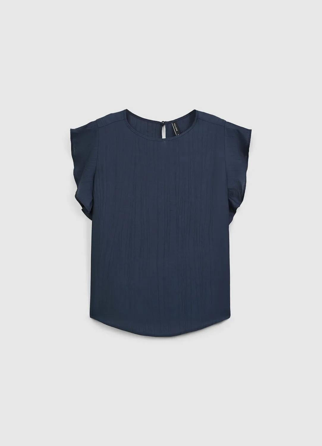Calliope blouse femme unie manches volants regular