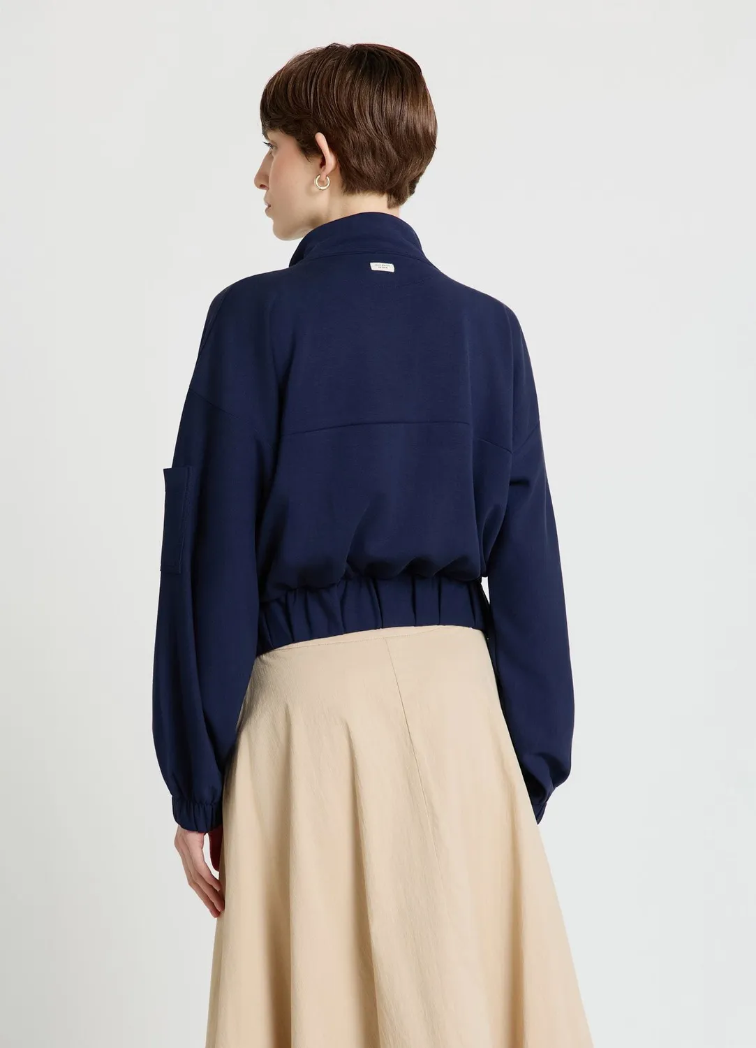 Calliope sweat zippé femme col montant poches TU