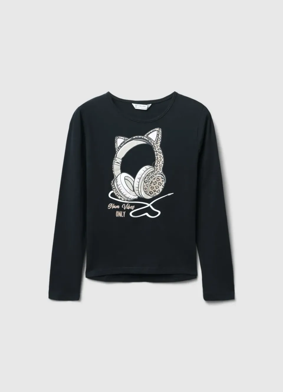 Calliope t-shirt fille manches longues imprimé