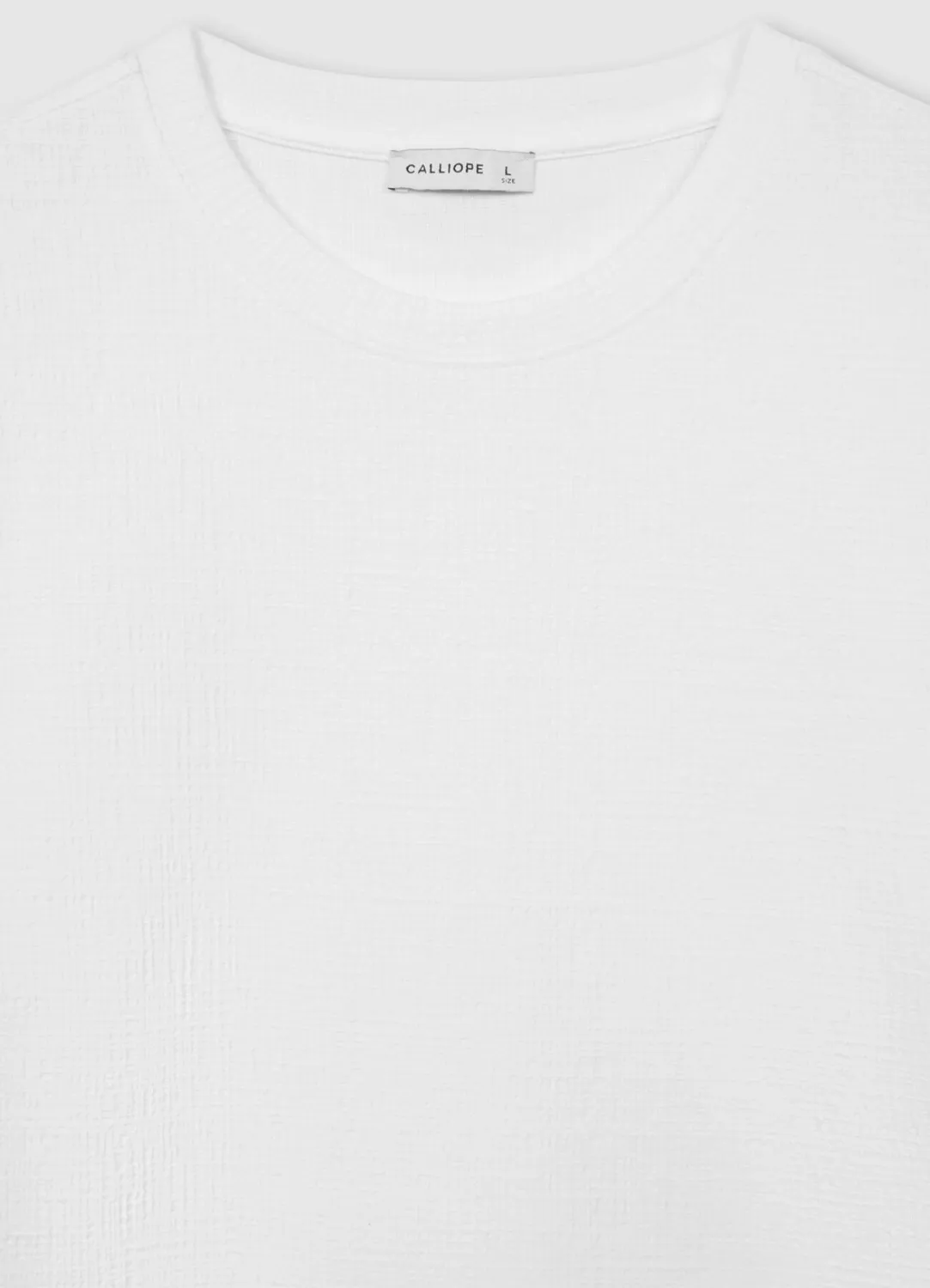 Calliope t-shirt devoré homme col rond