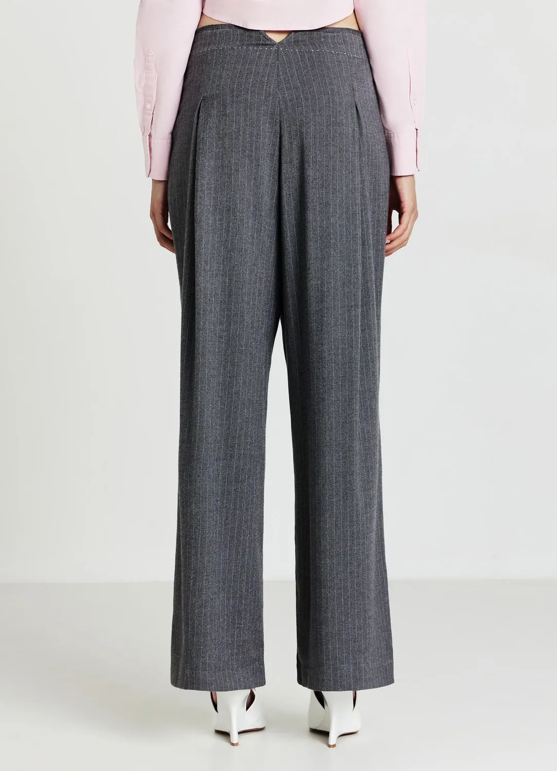 Calliope palazzo femme pantalon rayé large