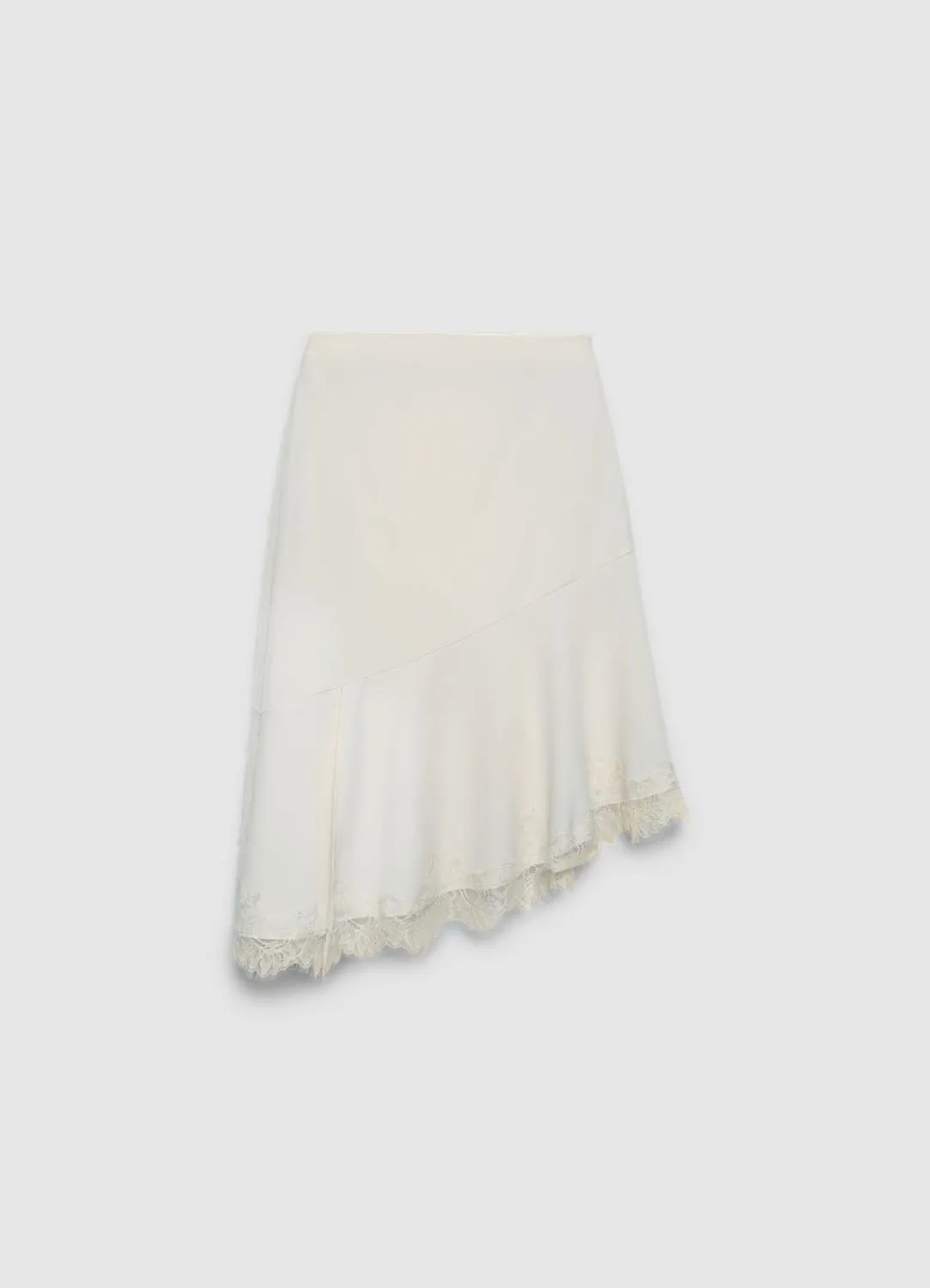 Calliope jupe longuette femme dentelle asymétrique