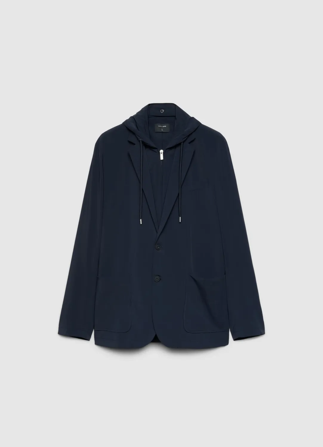 Calliope veste homme capuche boutonnée poches