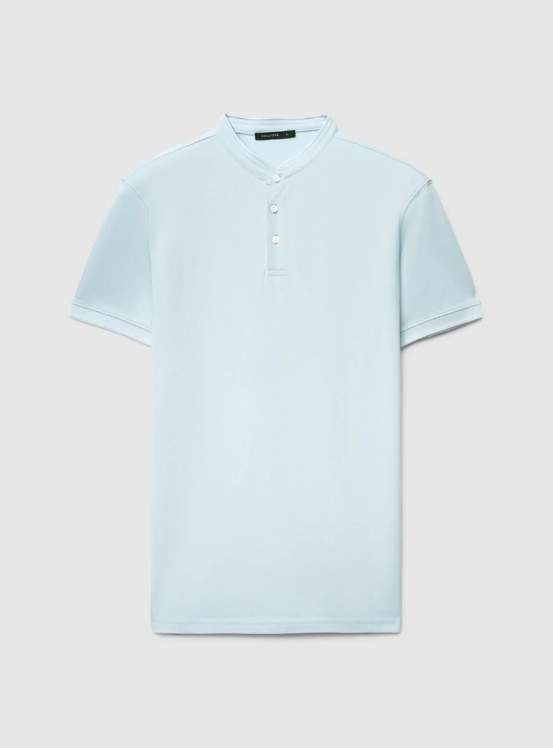 Calliope polo col coréen homme 3 boutons