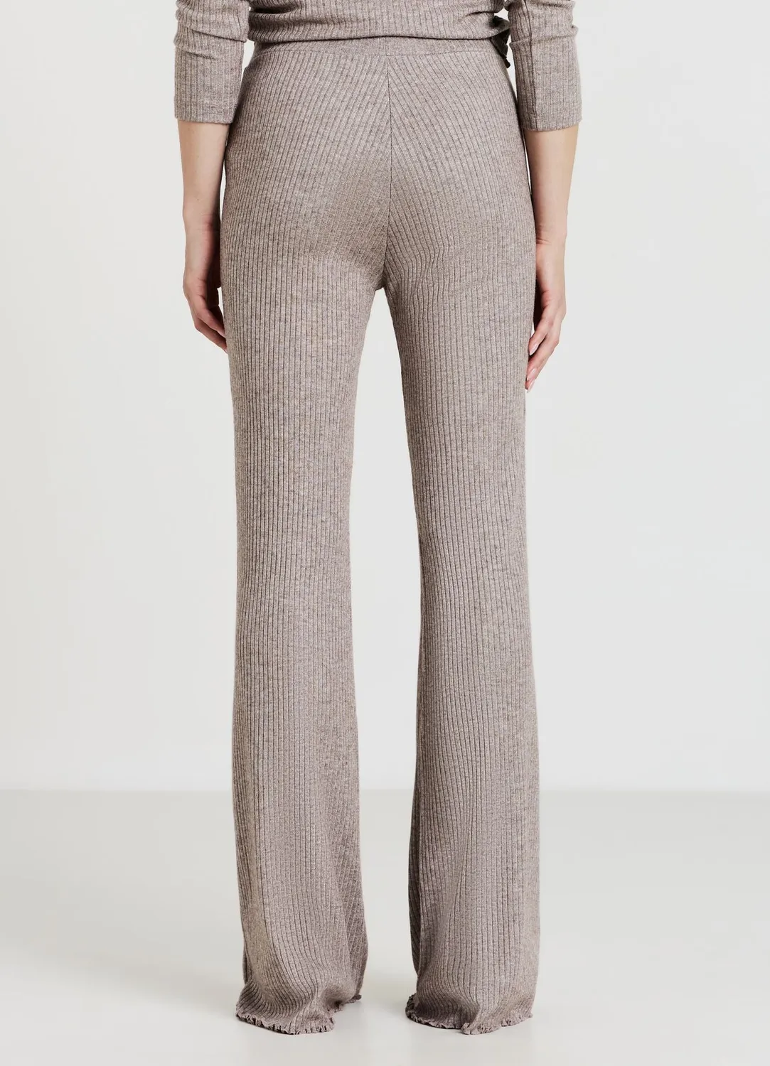 Calliope legging flare côtelé taille haute femme
