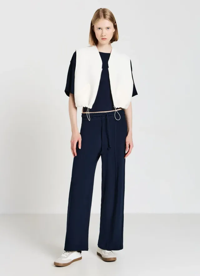 Calliope pantalon jogging palazzo large femme