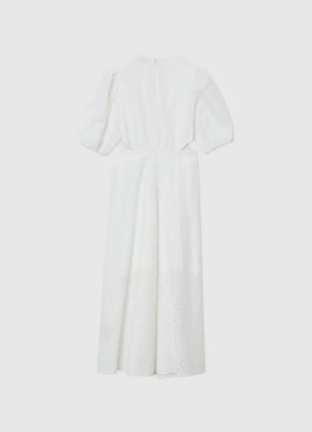 Calliope robe longue sangallo femme cut-out