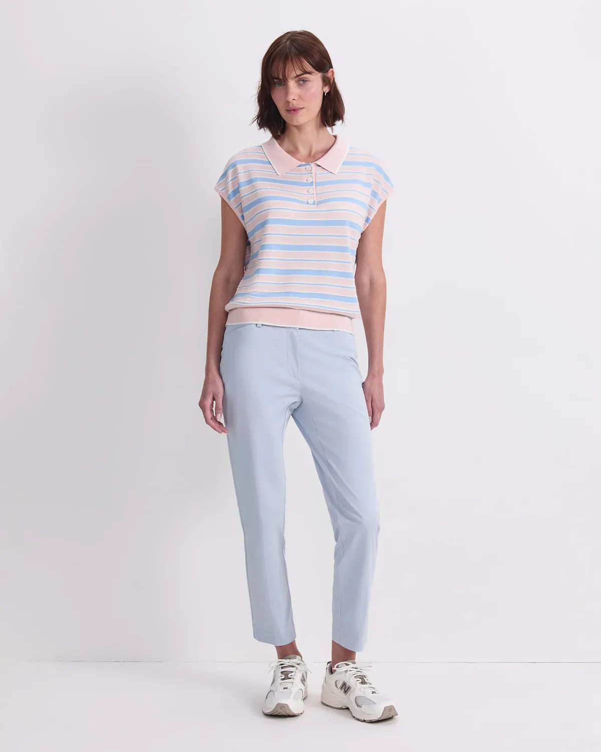 Sportscraft Alphine Stripe polo rayé femme coupe détente