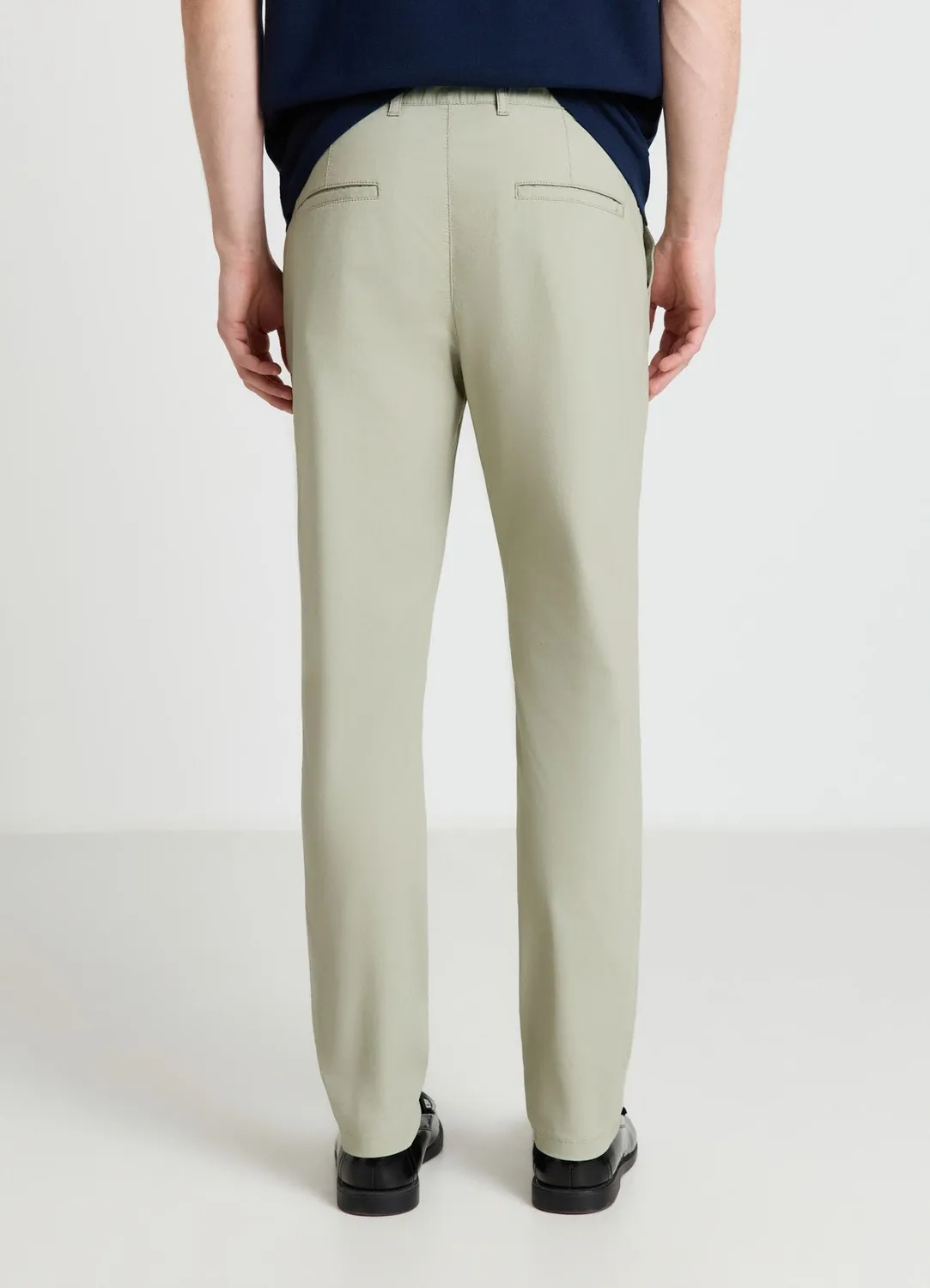 Calliope pantalon chino homme coupe droite taille élastique