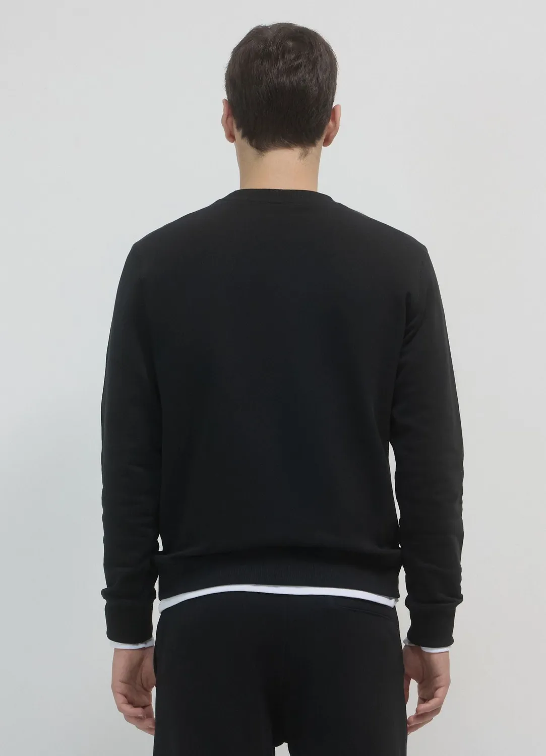 Calliope Basic sweat homme col rond coton regular