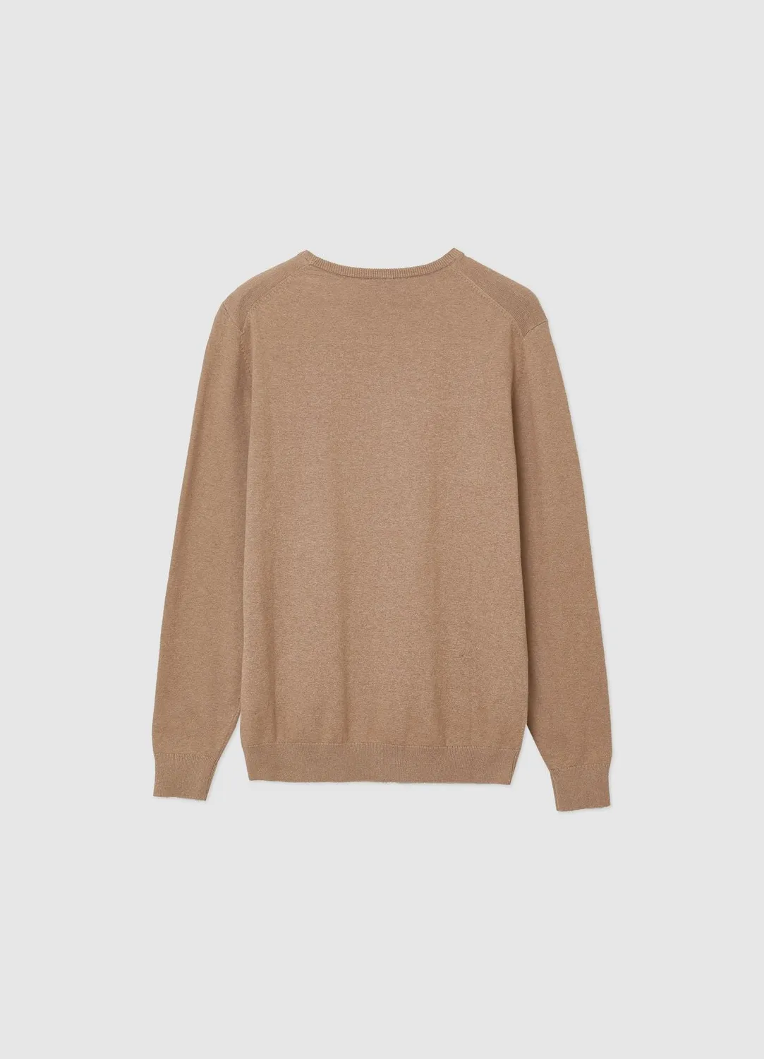 Calliope Pull col rond uni homme coton