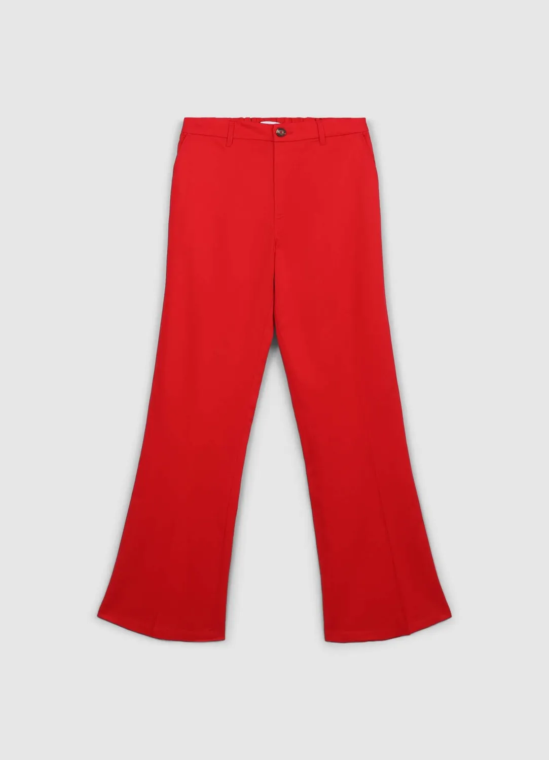 Calliope pantalon flare coton femme uni