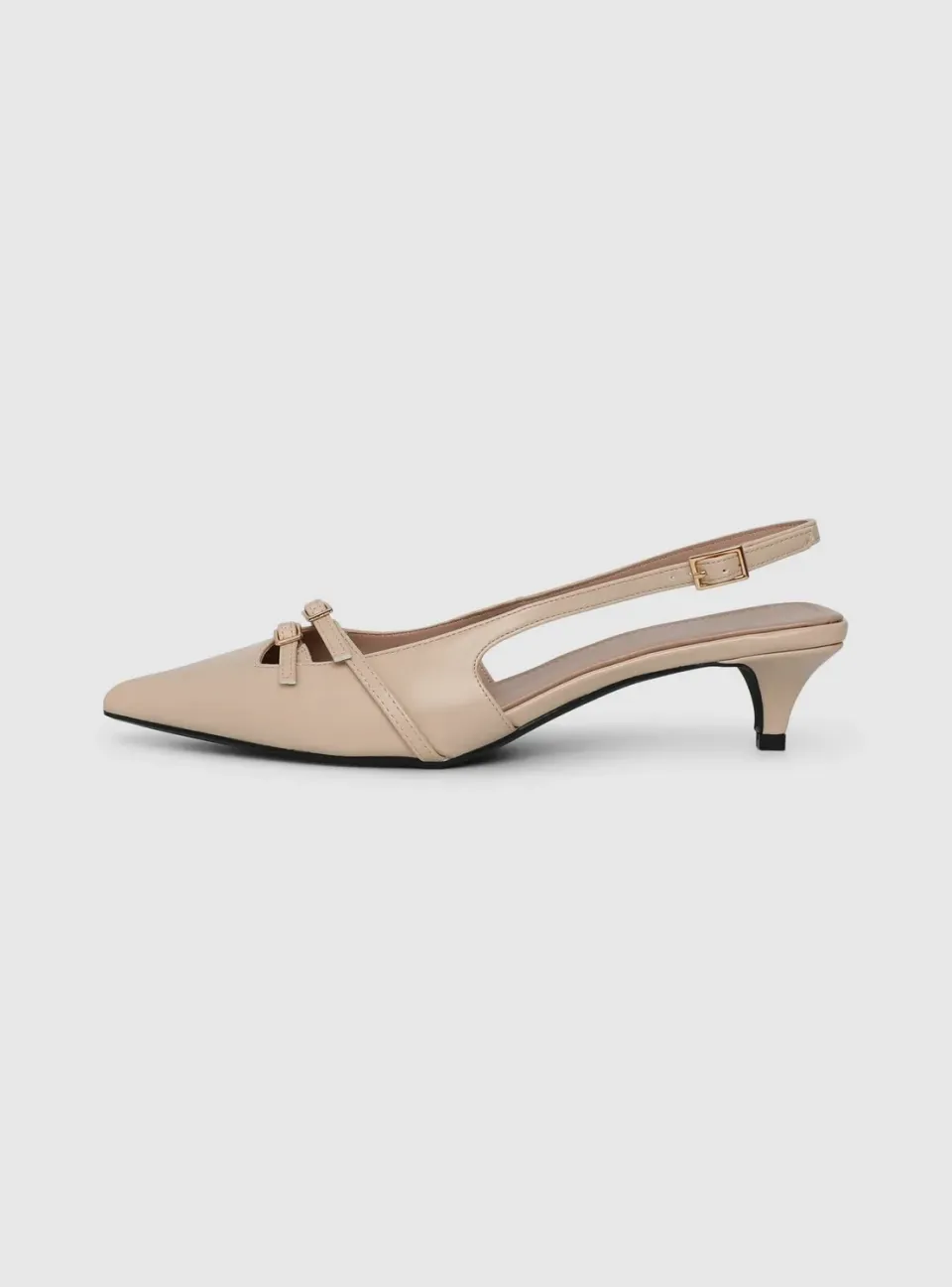 Calliope Slingback Bride Escarpins Femme Talon Bas