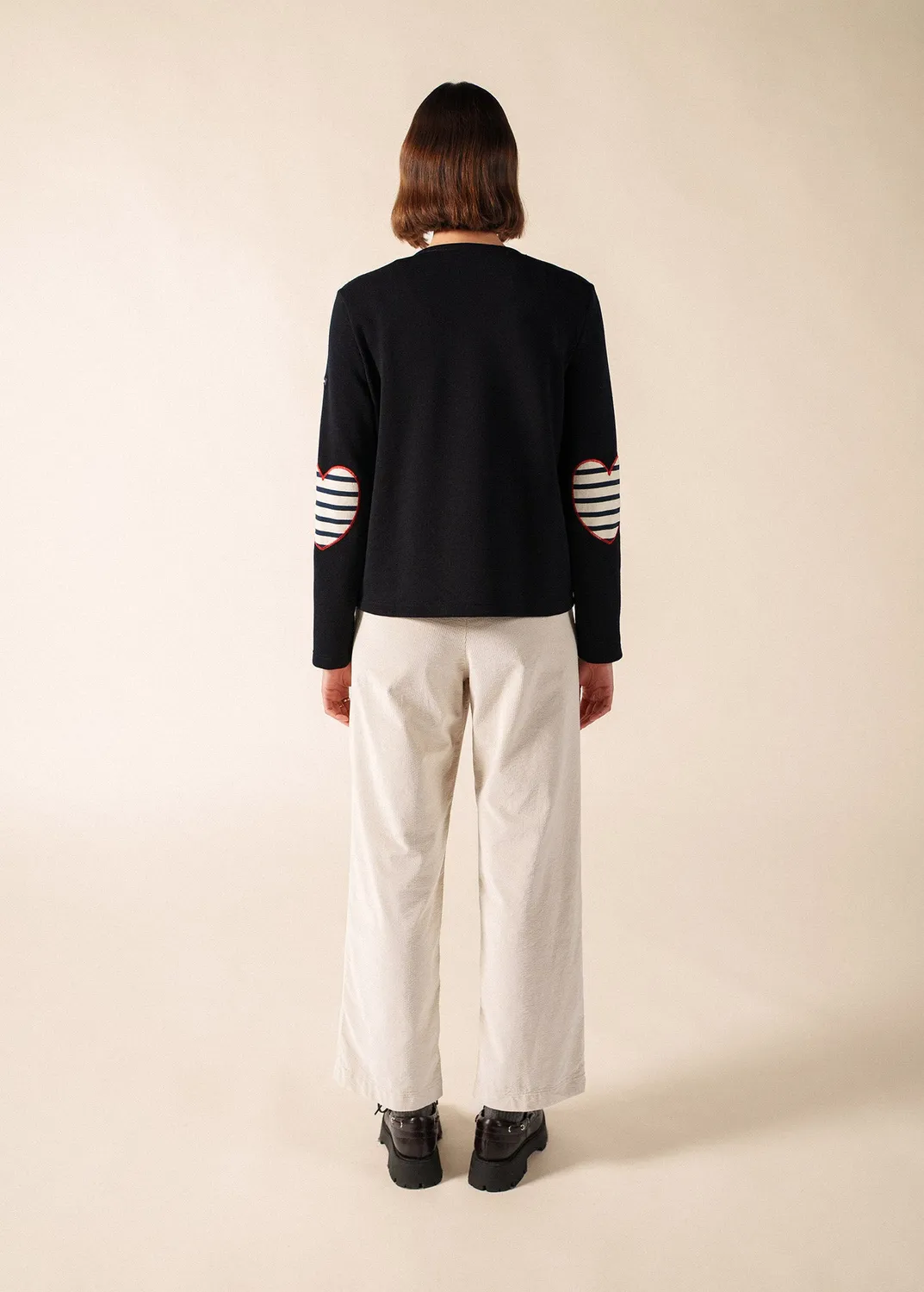 Saint James Vaujany gilet zippé navy femme
