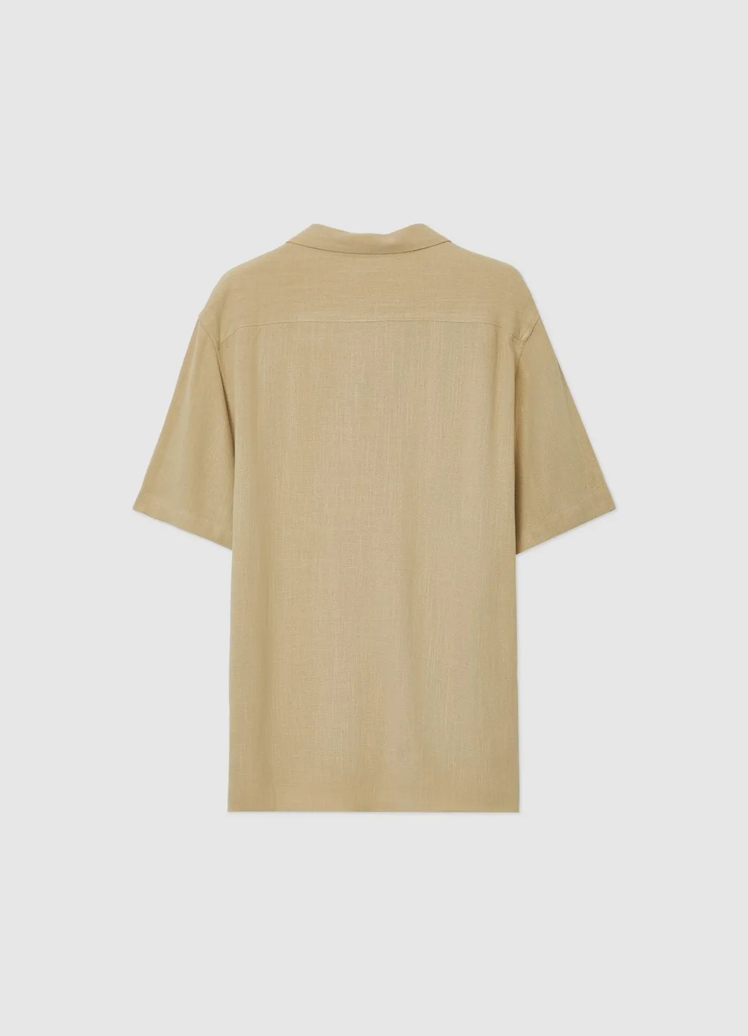 Calliope chemise bowling lin homme manches courtes