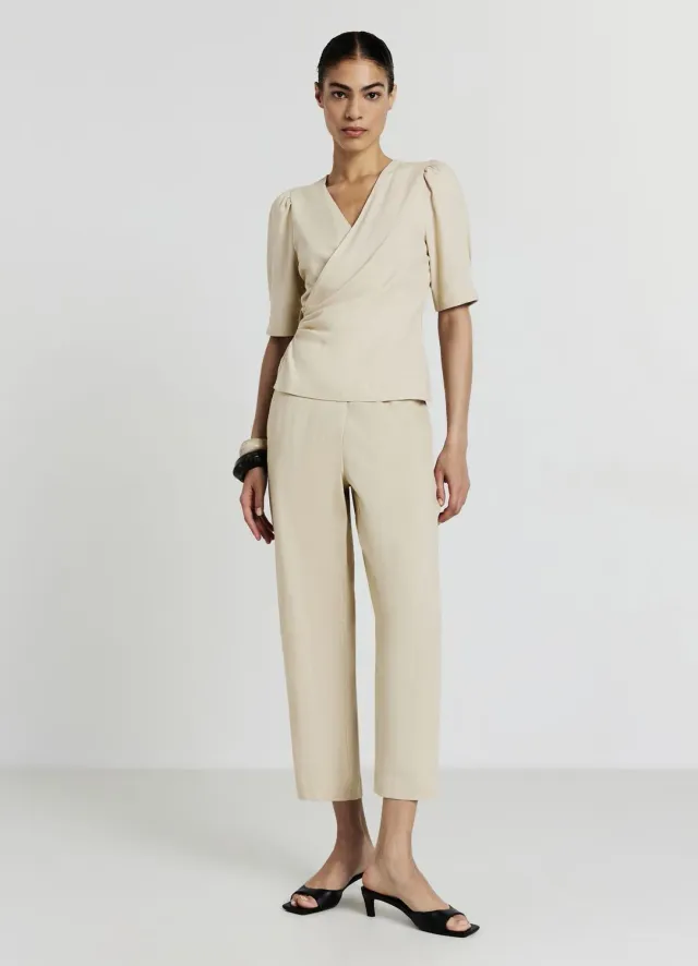 Calliope Pantalon balloon alamari femme poches