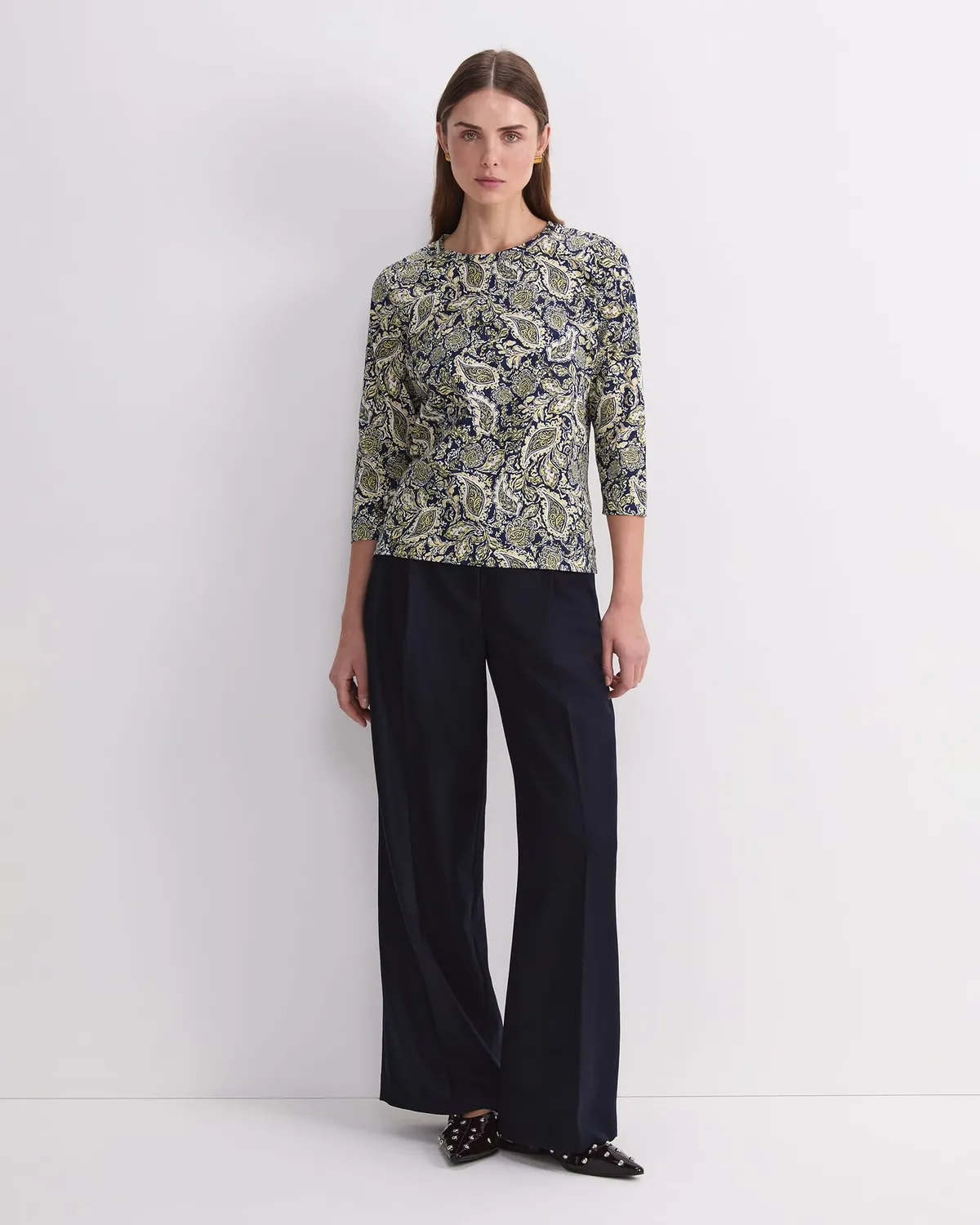 Sportscraft Paisley Mercerised 120987 t-shirt coton femme