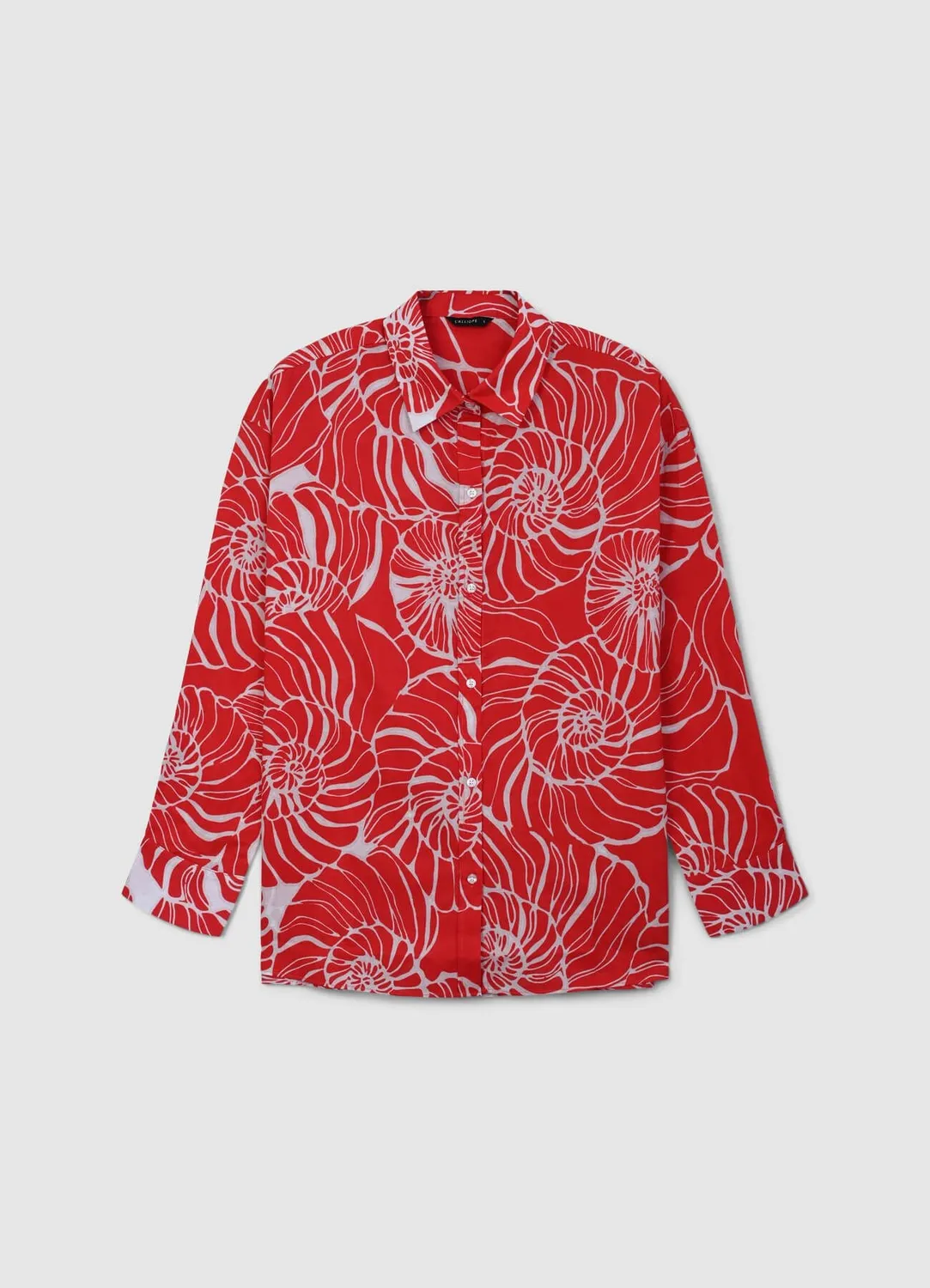 Calliope chemise oversize femme coquillages