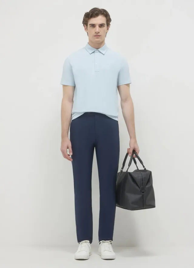 Calliope Polo uni t-shirt homme coton