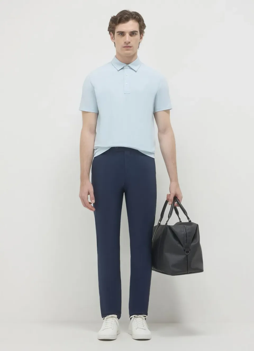 Calliope Polo uni t-shirt homme coton