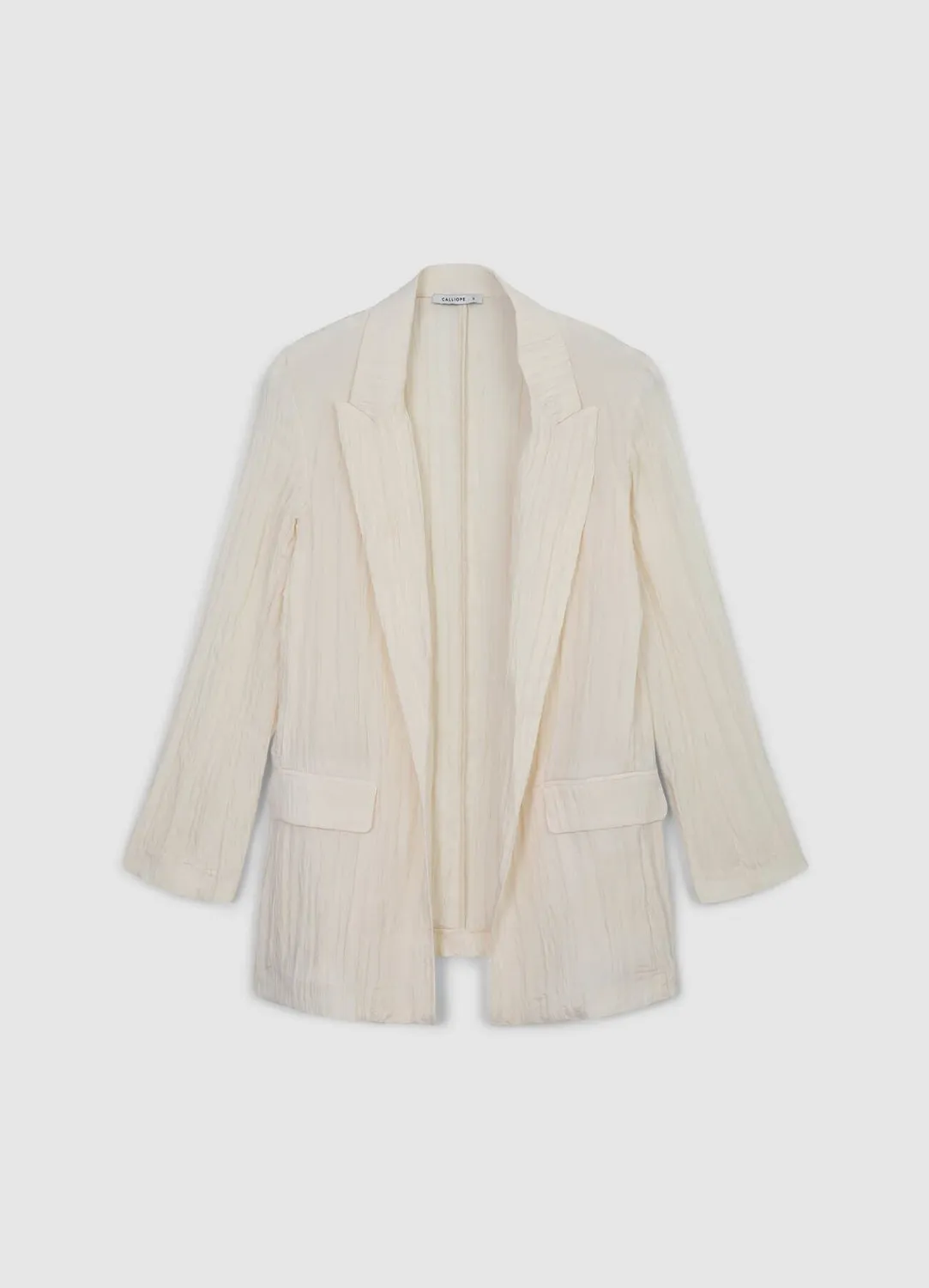 Calliope Crinkle veste femme effet froissé