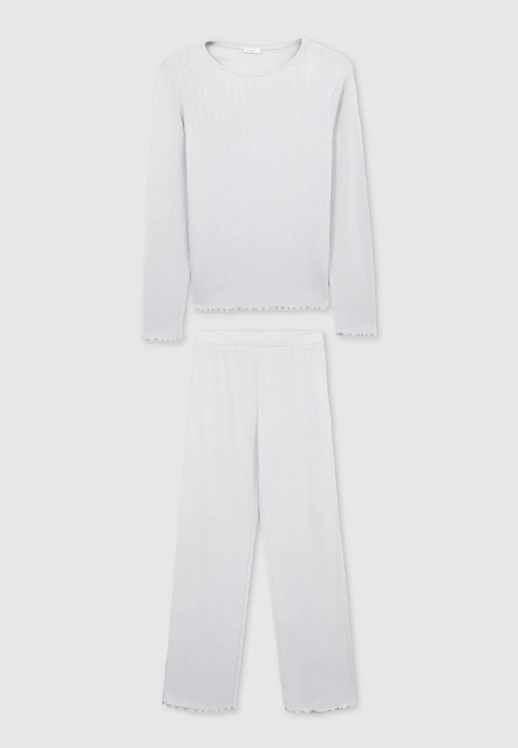 Calliope ensemble pyjama uni manches longues femme