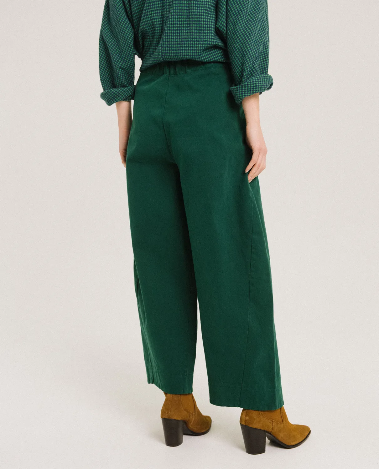 TINSELS DJOUDI pantalon FOUGERE balloon coton