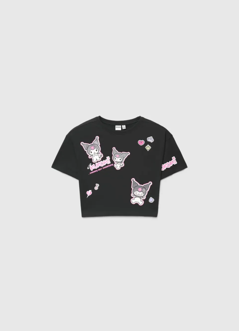 Calliope Kuromi t-shirt imprimé manches courtes fille