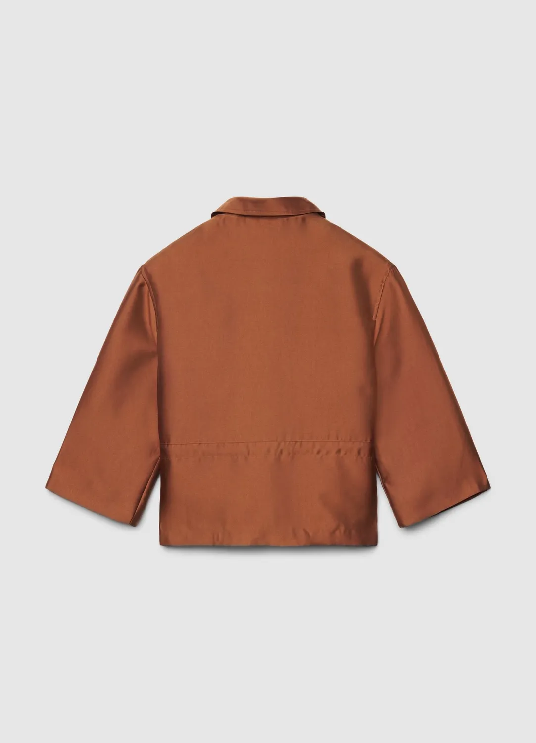 Calliope blouson femme satiné zippé