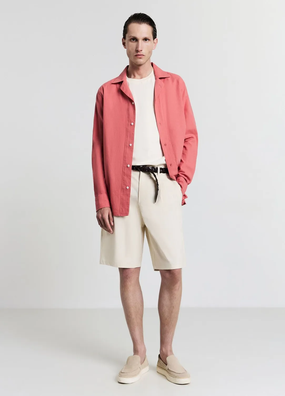 Calliope Double pinces Bermuda homme habillé