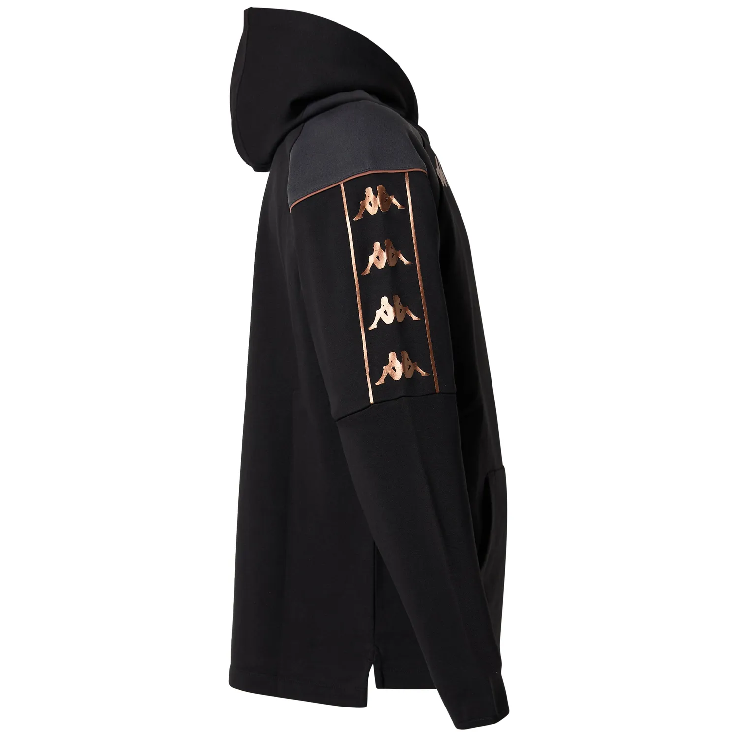 Robe di Kappa Miordi hoodie noir homme molleton slim