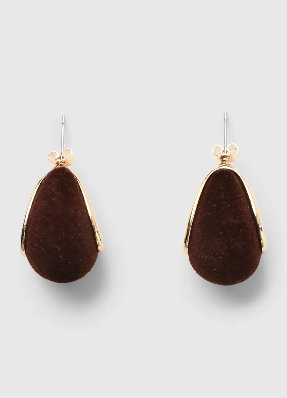 Calliope boucles goutte femme effet velours