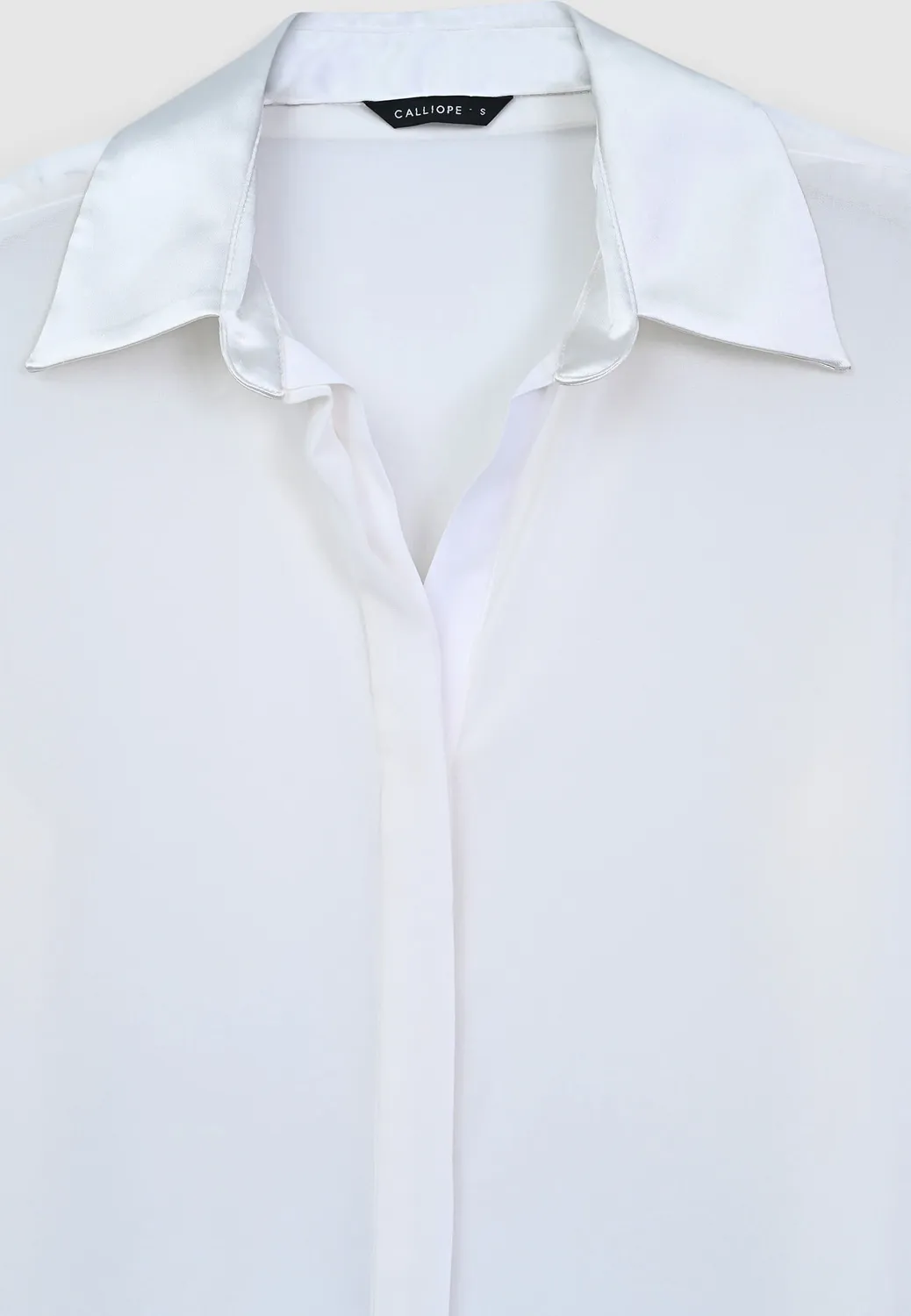 Calliope chemise transparente manches longues femme