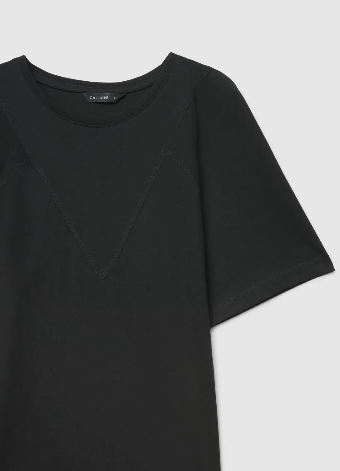 Calliope t-shirt femme manches raglan uni coton