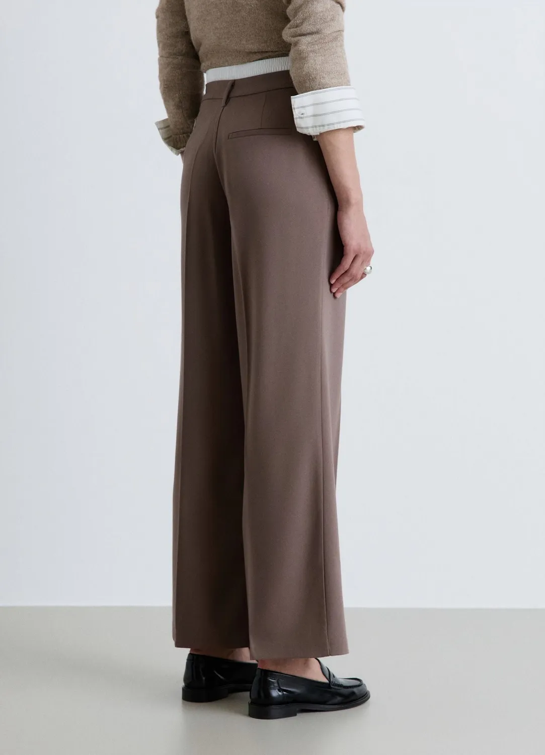 Calliope pantalon palazzo femme large uni