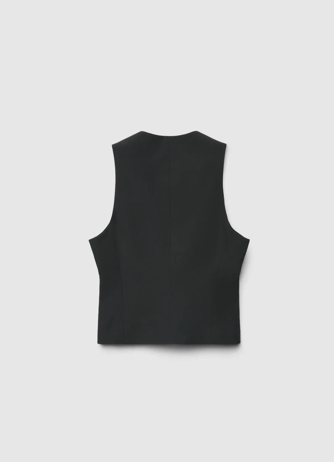 Calliope gilet tailleur femme col V boutons uni
