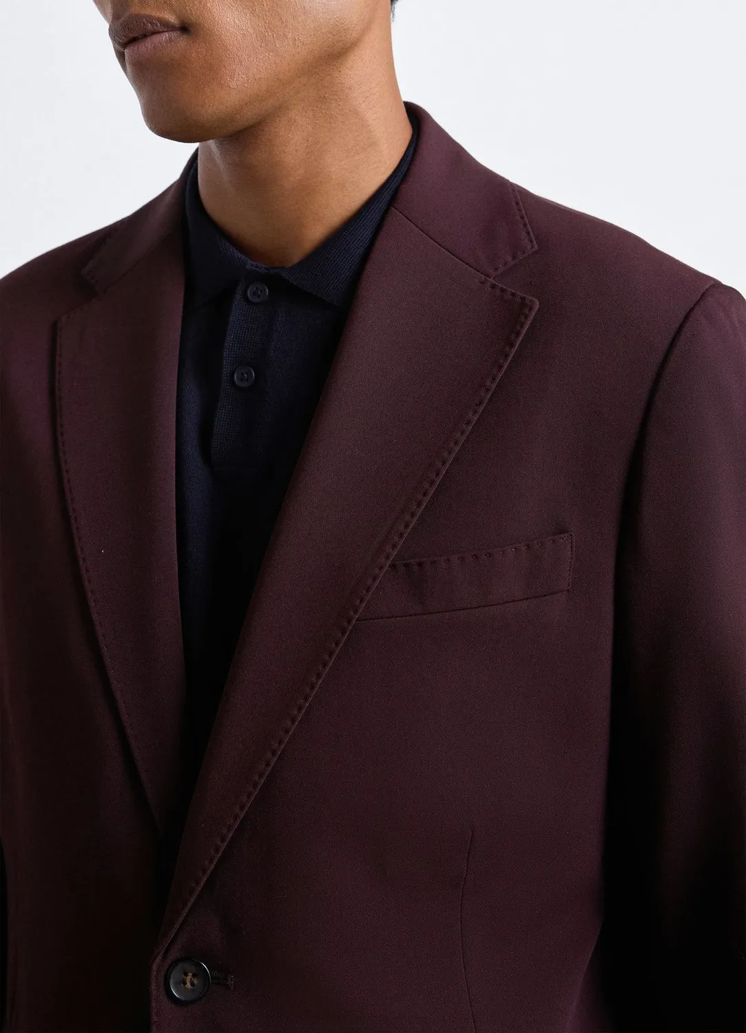 Calliope veste blazer homme deux boutons coupe regular
