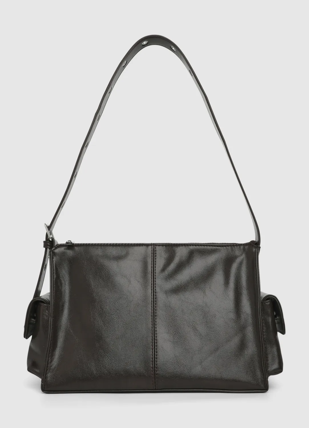 Calliope sac bandoulière femme à poches uni 30 cm