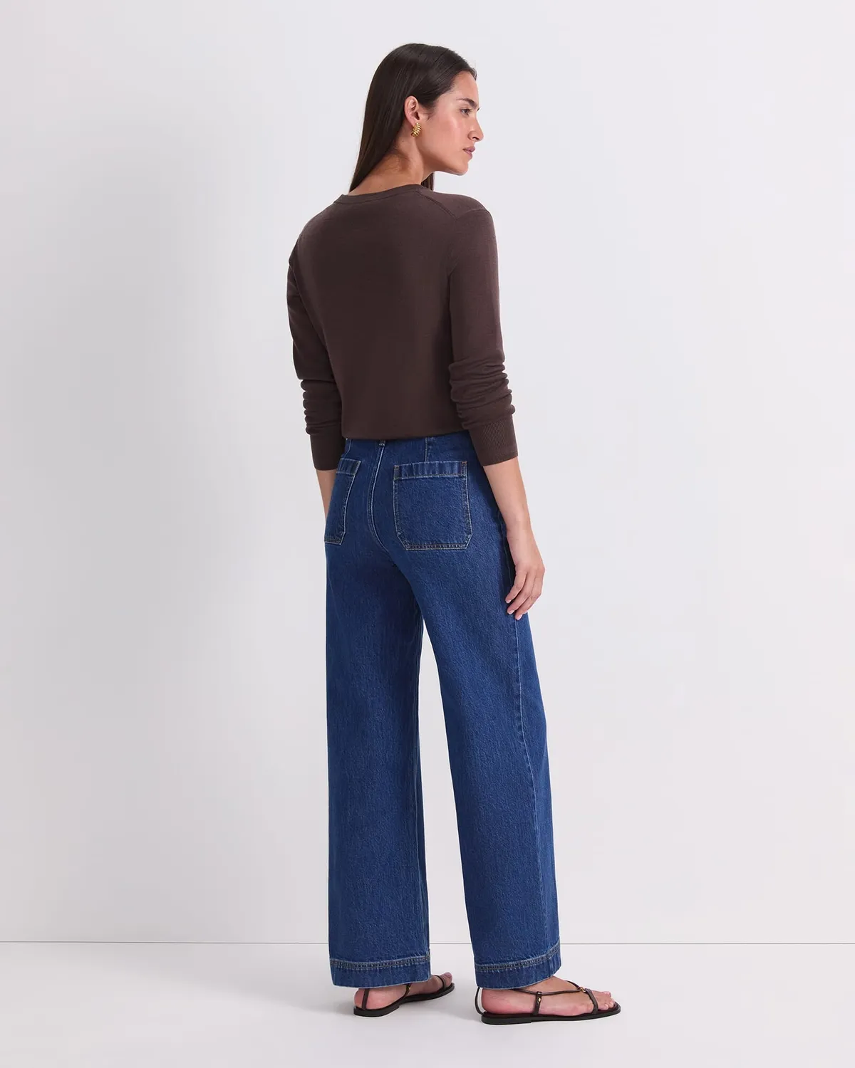 Sportscraft Tessa 120796 jean large femme indigo