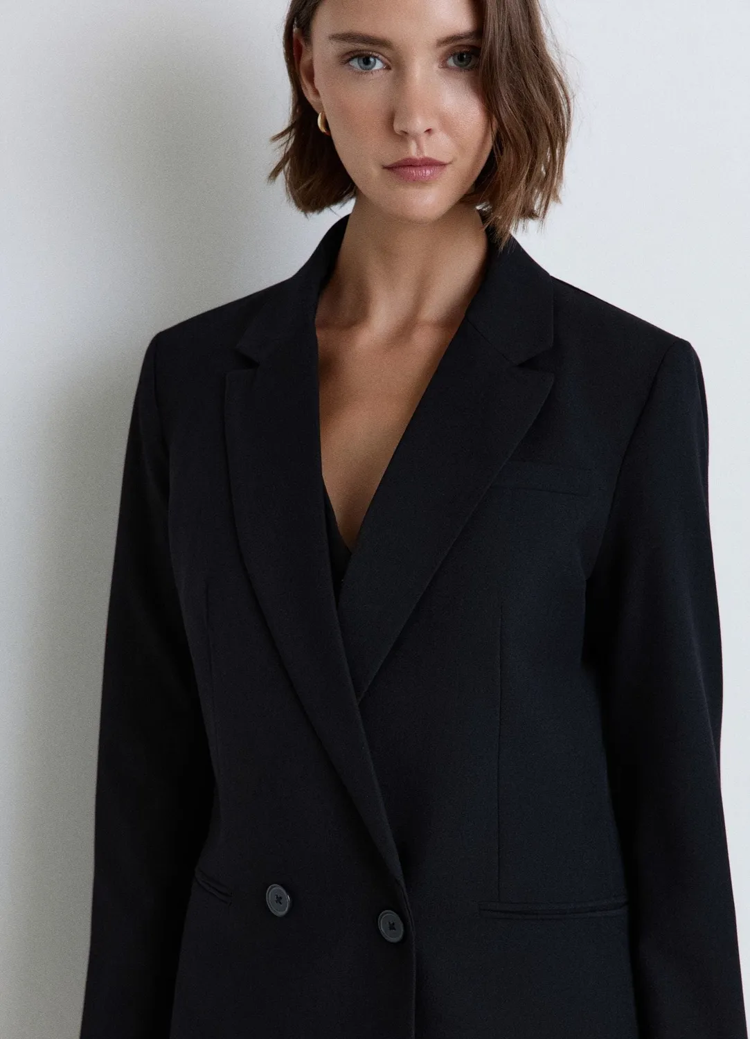 Veste Calliope double boutonnage femme unie