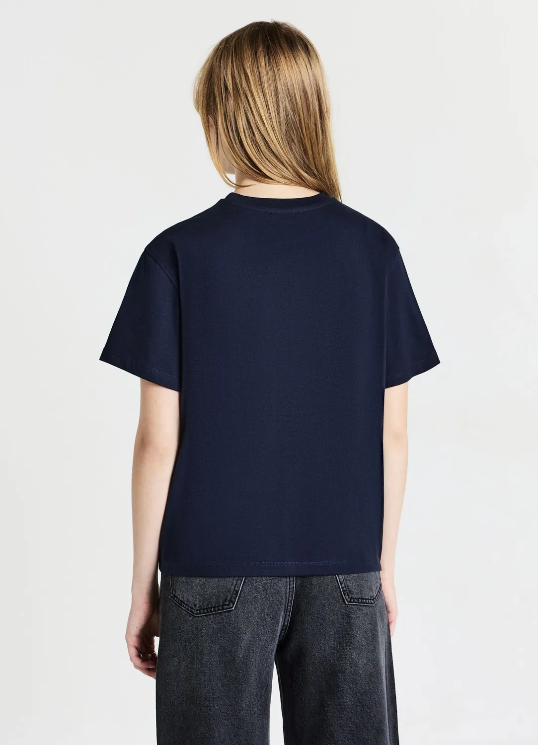 Calliope Patch t-shirt femme coton col rond