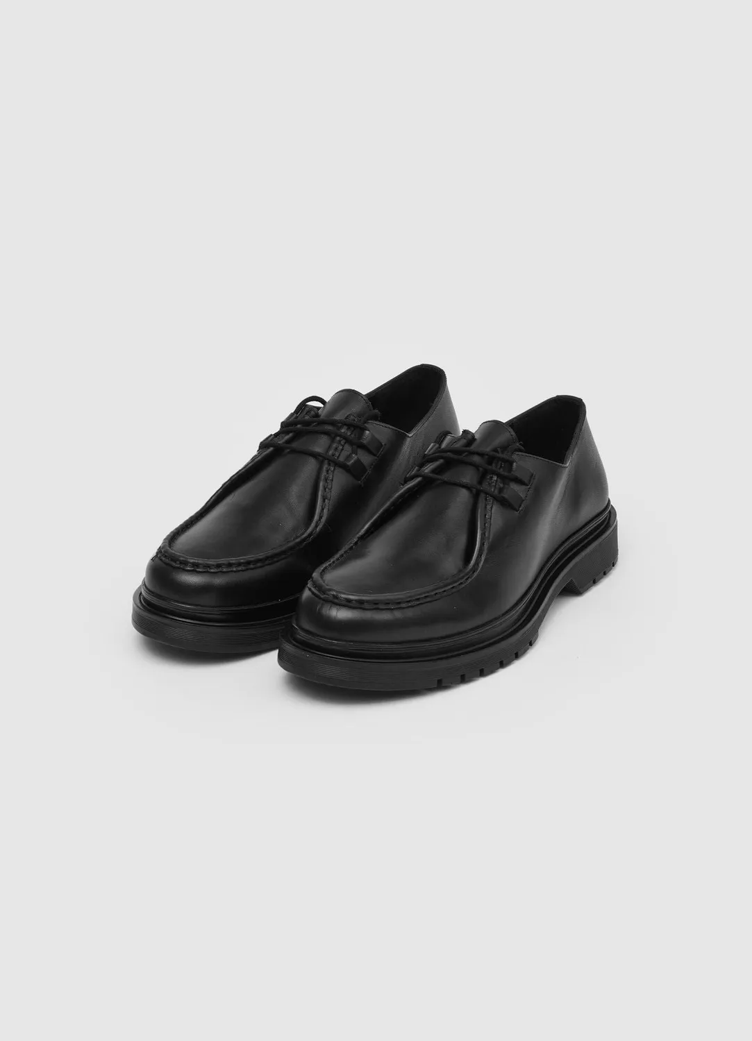 Calliope mocassin homme cuir à lacets