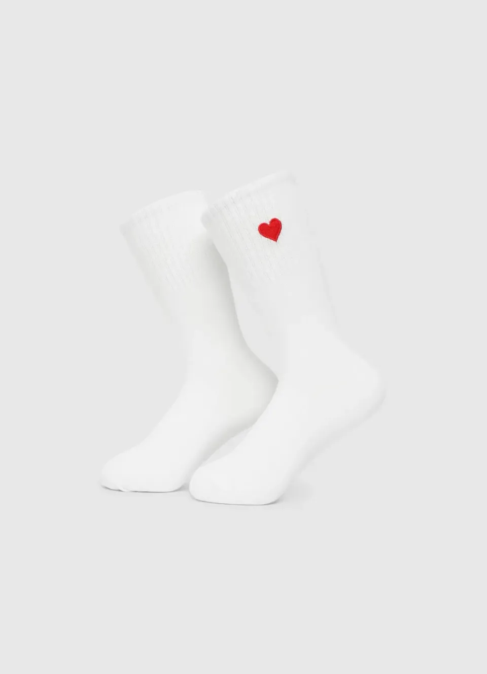 Calliope chaussettes femme cœur brodé tige moyenne