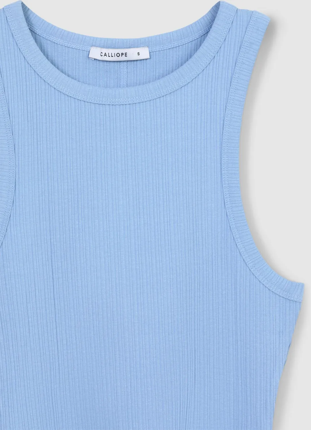 Calliope top dos nageur côtelé coton femme