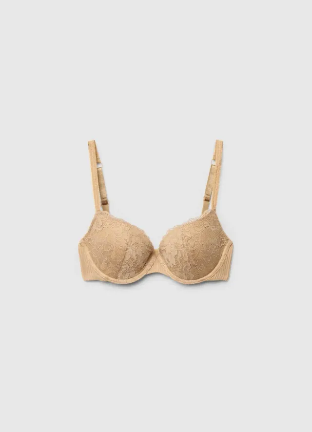 Calliope Soutien-gorge push-up dentelle florale